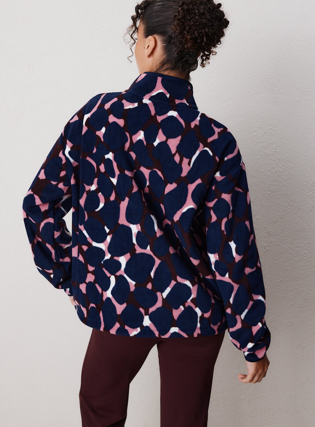 REAKTIV Printed Microfleece Half Zip Pullover Jacket XXL - Image 6 thumbnail